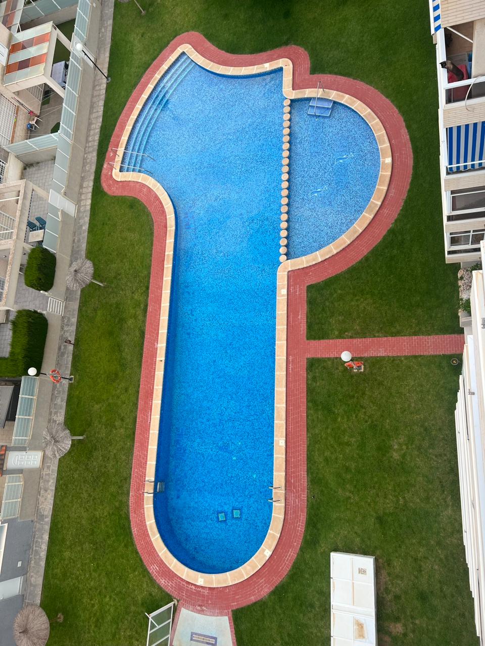 Lägenhet i Aguas Nuevas, söderläge, med gemensam pool